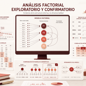Análisis factorial exploratorio y/o confirmatorio
