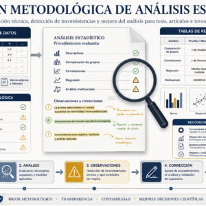Revisión metodológica de análisis estadísticos