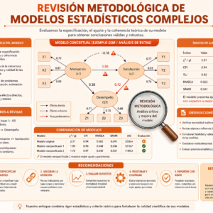 Revisión metodológica de modelos estadísticos complejos